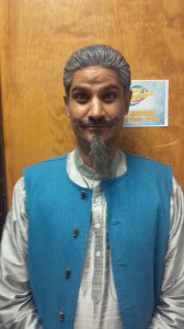 Portrait of Kuldip Korotana in the Heavy Dodger character costume